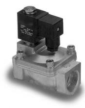 2-Way, Brass Solenoid/Pilot Acting